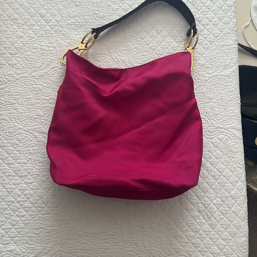 Hot pink JPK Paris bucket bag